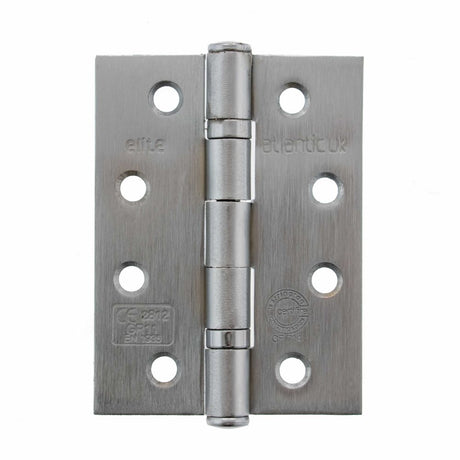 This is an image of Atlantic Ball Bearing Hinges Grade 11 Fire Rated 4" x 3" x 2.5mm - SSS available to order from T.H Wiggans Architectural Ironmongery in Kendal.