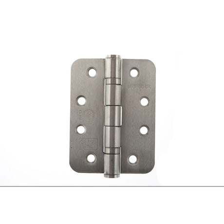 This is an image of Atlantic Radius Corner Ball Bearing Hinges 4" X 3" X 3mm - SSS available to order from T.H Wiggans Architectural Ironmongery in Kendal.