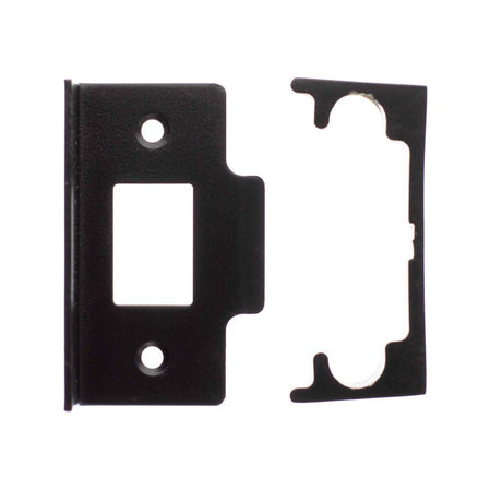 This is an image of Atlantic Rebate Kit to suit CE Tubular Latch - Matt Black available to order from T.H Wiggans Architectural Ironmongery in Kendal.