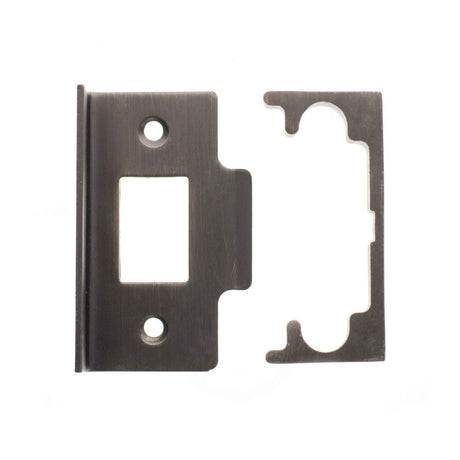 This is an image of Atlantic Rebate Kit to suit CE Tubular Latch - Urban Bronze available to order from T.H Wiggans Architectural Ironmongery in Kendal.