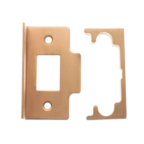 This is an image of Atlantic Rebate Kit to suit CE Tubular Latch - Urban Satin Copper available to order from T.H Wiggans Architectural Ironmongery in Kendal.