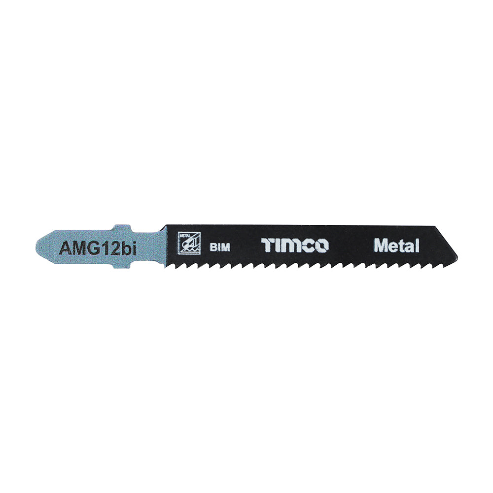 This is an image showing TIMCO Jigsaw Blades - Metal Cutting - Bi-Metal Blades - T118BF - 5 Pieces Pack available from T.H Wiggans Ironmongery in Kendal, quick delivery at discounted prices.