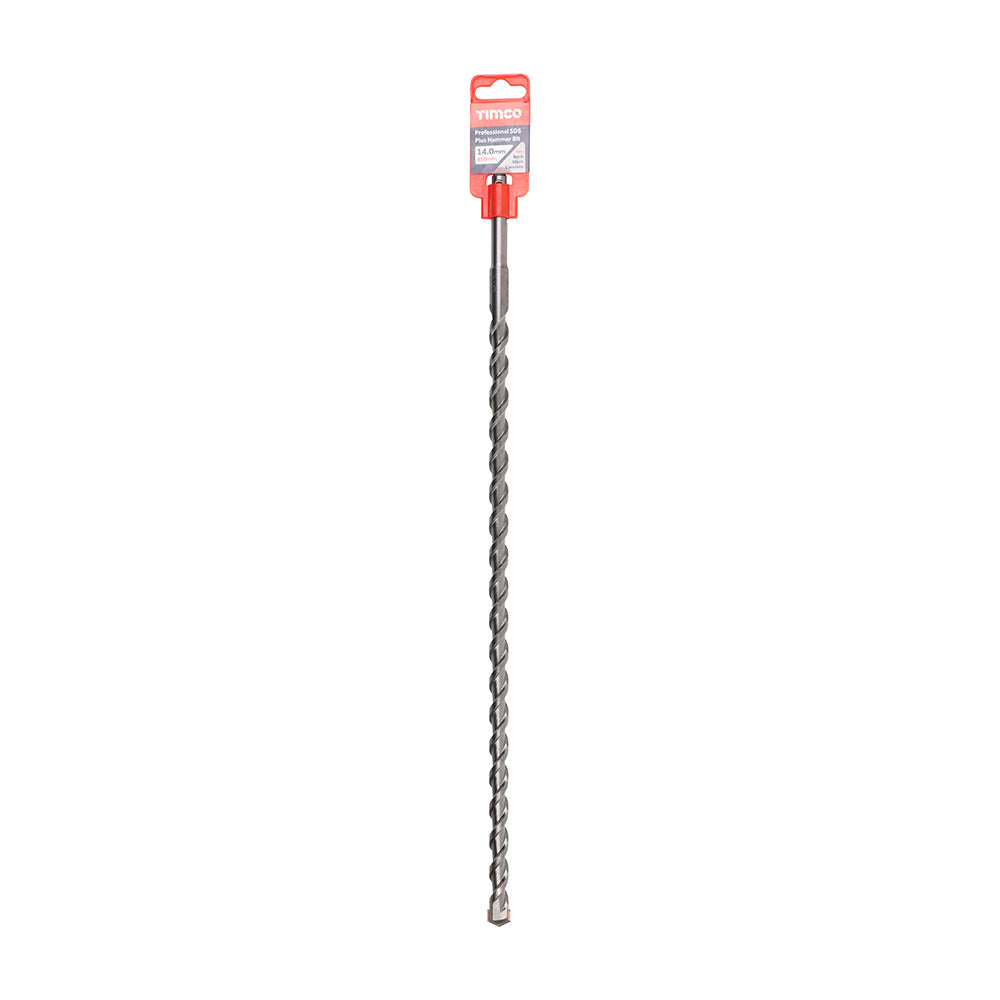 This is an image showing TIMCO Professional SDS Plus Hammer Bit - 14.0 x 450 - 1 Each Clip available from T.H Wiggans Ironmongery in Kendal, quick delivery at discounted prices.