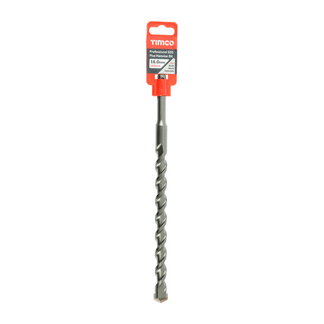 This is an image showing TIMCO Professional SDS Plus Hammer Bit - 16.0 x 260 - 1 Each Clip available from T.H Wiggans Ironmongery in Kendal, quick delivery at discounted prices.