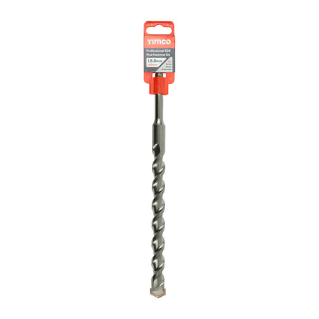 This is an image showing TIMCO Professional SDS Plus Hammer Bit - 18.0 x 260 - 1 Each Clip available from T.H Wiggans Ironmongery in Kendal, quick delivery at discounted prices.