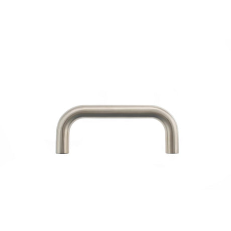 This is an image of Atlantic D Pull Handle [Bolt Through] 150mm x 19mm - Satin Stainless Steel available to order from T.H Wiggans Architectural Ironmongery in Kendal, quick delivery and discounted prices.