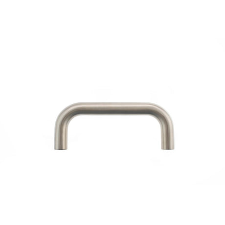 This is an image of Atlantic D Pull Handle [Bolt Through] 150mm x 19mm - Satin Stainless Steel available to order from Trade Door Handles.
