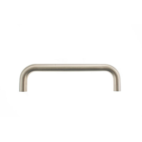 This is an image of Atlantic D Pull Handle [Bolt Through] 225mm x 19mm - Satin Stainless Steel available to order from T.H Wiggans Architectural Ironmongery in Kendal, quick delivery and discounted prices.