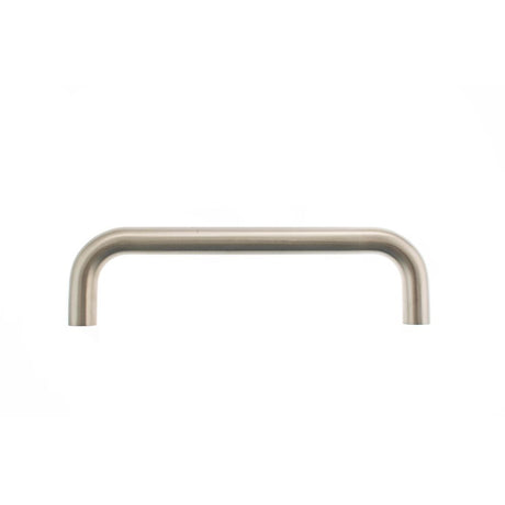 This is an image of Atlantic D Pull Handle [Bolt Through] 225mm x 19mm - Satin Stainless Steel available to order from Trade Door Handles.