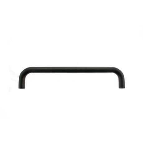 This is an image of Atlantic D Pull Handle [Bolt Through] 300mm x 19mm - Matt Black available to order from Trade Door Handles.