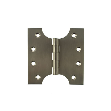 This is an image of Atlantic (Solid Brass) Parliament Hinges 4" x 2" x 4mm - Satin Nickel available to order from T.H Wiggans Architectural Ironmongery in Kendal.