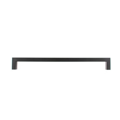 This is an image of Atlantic Mitred Pull Handle [Bolt Through] 450mm x 19mm - Matt Black available to order from T.H Wiggans Architectural Ironmongery in Kendal, quick delivery and discounted prices.