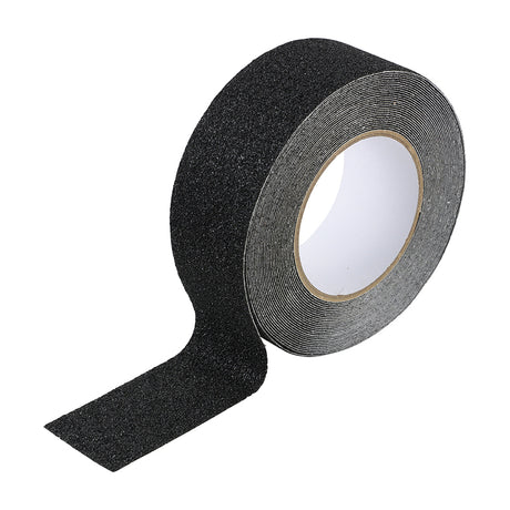 This is an image showing TIMCO Anti-Slip Tape - Black - 10m x 50mm - 1 Each Roll available from T.H Wiggans Ironmongery in Kendal, quick delivery at discounted prices.