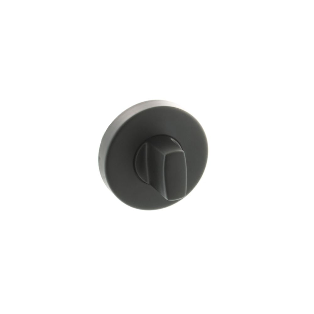 This is an image of Atlantic Indicator WC Turn and Release - Matt Black available to order from Trade Door Handles.