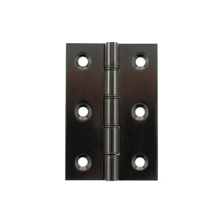 This is an image of Atlantic Washered Hinges 3" x 2" x 2.2mm - Black Nickel available to order from T.H Wiggans Architectural Ironmongery in Kendal.