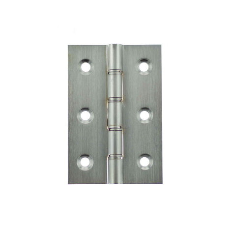 This is an image of Atlantic Washered Hinges 3" x 2" x 2.2mm without Screws - Satin Chrome available to order from T.H Wiggans Architectural Ironmongery in Kendal.