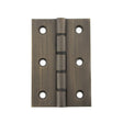 This is an image of Atlantic Washered Hinges 3" x 2" x 2.2mm - Urban Bronze available to order from T.H Wiggans Architectural Ironmongery in Kendal.