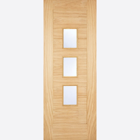 This is an image showing LPD - Arta Unfinished Oak Doors 838 x 1981 available from T.H Wiggans Ironmongery in Kendal, quick delivery at discounted prices.