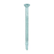 This is an image showing TIMCO Metal Construction Timber to Light Section Screws - Countersunk - Wing-Tip - Self-Drilling - Bi-Metal - Exterior - Silver Organic - 5.5 x 85 - 100 Pieces Box available from T.H Wiggans Ironmongery in Kendal, quick delivery at discounted prices.