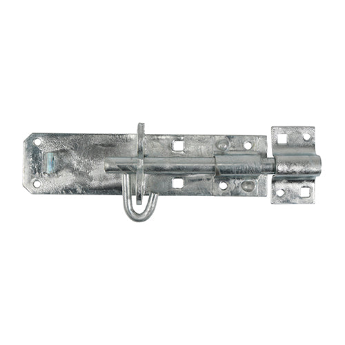 This is an image showing TIMCO Brenton Padbolt - Hot Dipped Galvanised - 6" - 1 Each Plain Bag available from T.H Wiggans Ironmongery in Kendal, quick delivery at discounted prices.