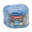 This is an image showing TIMCO Polypropylene Rope - Blue - Coil - 6mm x 30m - 1 Each Unit available from T.H Wiggans Ironmongery in Kendal, quick delivery at discounted prices.