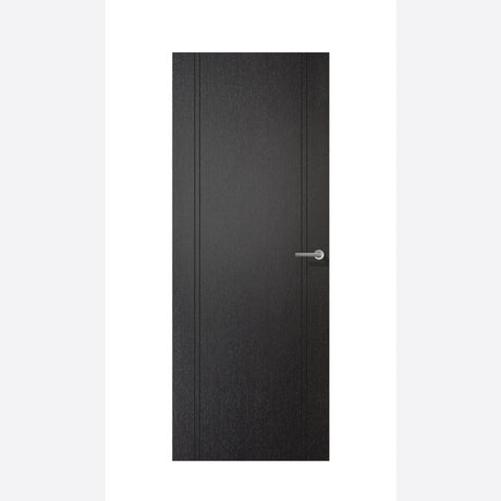 This is an image showing LPD - Monaco Laminate Black Laminate Doors 686 x 1981 available from T.H Wiggans Ironmongery in Kendal, quick delivery at discounted prices.