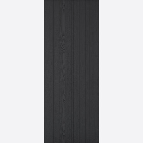 This is an image showing LPD - Montreal Pre-finished Black Laminate Doors 838 x 1981 available from T.H Wiggans Ironmongery in Kendal, quick delivery at discounted prices.