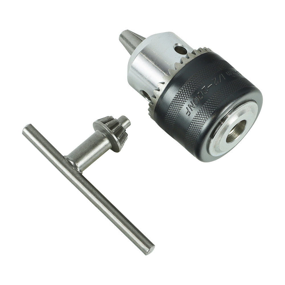 This is an image showing TIMCO 1/2" Chuck & Key Set - 1/2" - 1 Each Blister Pack available from T.H Wiggans Ironmongery in Kendal, quick delivery at discounted prices.