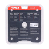 This is an image showing TIMCO Circular Saw Blade - Trimming/Crosscut - Medium/Fine - 184 x 30 x 40T - 1 Each Clamshell available from T.H Wiggans Ironmongery in Kendal, quick delivery at discounted prices.