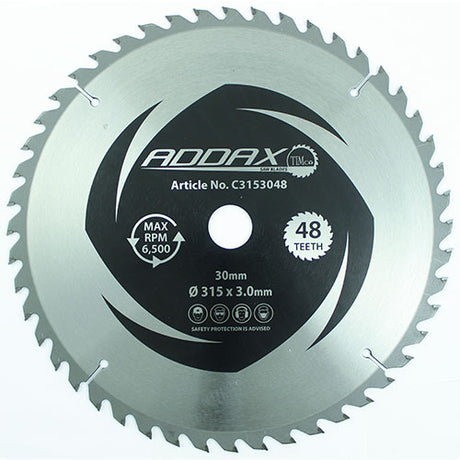 This is an image showing TIMCO Circular Saw Blade - Trimming/Crosscut - Medium/Fine - 260 x 30 x 60T - 1 Each Clamshell available from T.H Wiggans Ironmongery in Kendal, quick delivery at discounted prices.