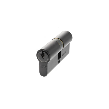 This is an image of AGB Euro Profile 5 Pin Double Cylinder 35-35mm (70mm) - Matt Black available to order from T.H Wiggans Architectural Ironmongery in Kendal.