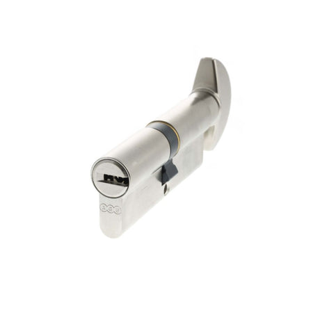 This is an image of AGB Euro Profile 15 Pin Cylinder Key to Turn 40-40mm (80mm) - Satin Chrome available to order from T.H Wiggans Architectural Ironmongery in Kendal.