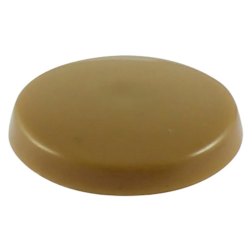This is an image showing TIMCO Concrete Screw Cover Caps - Light Oak - LIGHT OAK - 100 Pieces Bag available from T.H Wiggans Ironmongery in Kendal, quick delivery at discounted prices.
