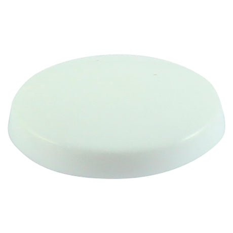This is an image showing TIMCO Concrete Screw Cover Caps - White - WHITE - 100 Pieces Bag available from T.H Wiggans Ironmongery in Kendal, quick delivery at discounted prices.