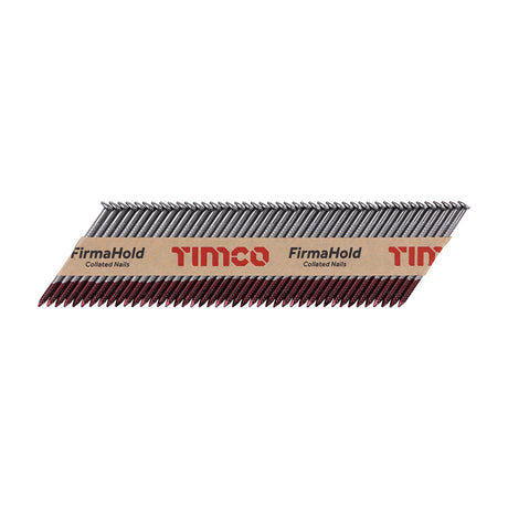 This is an image showing TIMCO FirmaHold Collated Clipped Head Nails - Trade Pack - Ring Shank - Bright - 2.8 x 50 - 3300 Pieces Box available from T.H Wiggans Ironmongery in Kendal, quick delivery at discounted prices.