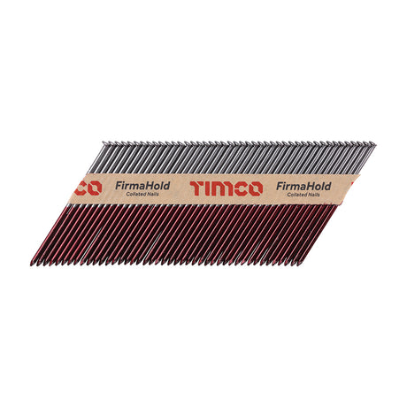 This is an image showing TIMCO FirmaHold Collated Clipped Head Nails - Trade Pack - Plain Shank - Bright - 3.1 x 90 - 2200 Pieces Box available from T.H Wiggans Ironmongery in Kendal, quick delivery at discounted prices.
