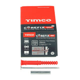 This is an image showing TIMCO Corefix 100 Dot & Dab Wall Fixing - 5.0 x 100 - 24 Pieces Box available from T.H Wiggans Ironmongery in Kendal, quick delivery at discounted prices.