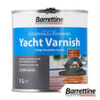 This is an image showing TIMCO Yacht Varnish - Clear Gloss - 1L - 1 Each Tin available from T.H Wiggans Ironmongery in Kendal, quick delivery at discounted prices.