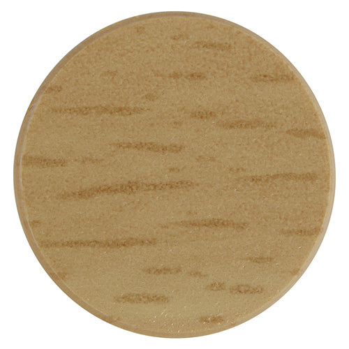 This is an image showing TIMCO Self-Adhesive Cover Caps - Beech - 13mm - 112 Pieces Pack available from T.H Wiggans Ironmongery in Kendal, quick delivery at discounted prices.
