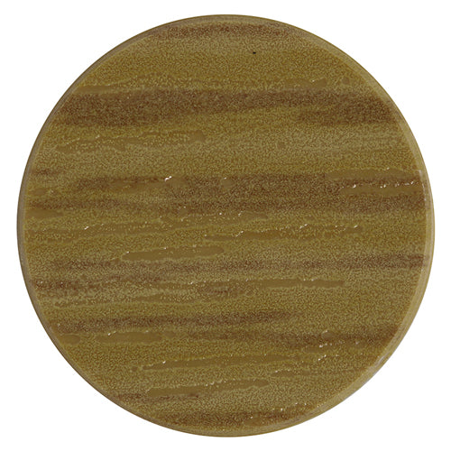 This is an image showing TIMCO Self-Adhesive Cover Caps - Oak - 13mm - 112 Pieces Pack available from T.H Wiggans Ironmongery in Kendal, quick delivery at discounted prices.