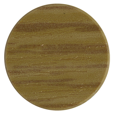 This is an image showing TIMCO Self-Adhesive Cover Caps - Oak - 13mm - 112 Pieces Pack available from T.H Wiggans Ironmongery in Kendal, quick delivery at discounted prices.