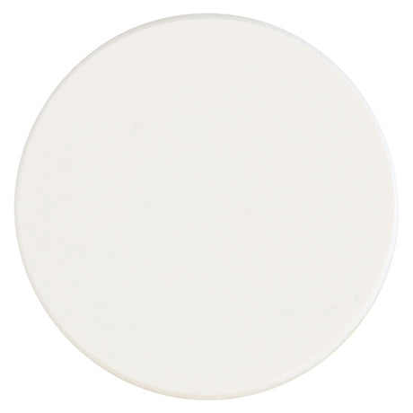 This is an image showing TIMCO Self-Adhesive Cover Caps - White Gloss - 13mm - 112 Pieces Pack available from T.H Wiggans Ironmongery in Kendal, quick delivery at discounted prices.