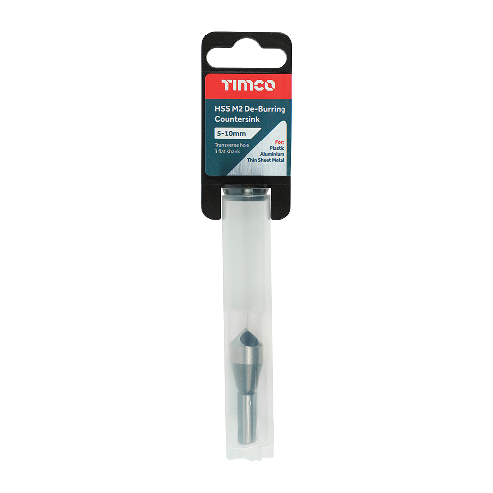 This is an image showing TIMCO De-Burring Countersink - 5-10mm - 1 Each Tube available from T.H Wiggans Ironmongery in Kendal, quick delivery at discounted prices.