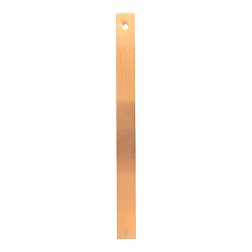 This is an image showing TIMCO Slate Straps - Copper - 150 x 13 - 10 Pieces TIMpac available from T.H Wiggans Ironmongery in Kendal, quick delivery at discounted prices.