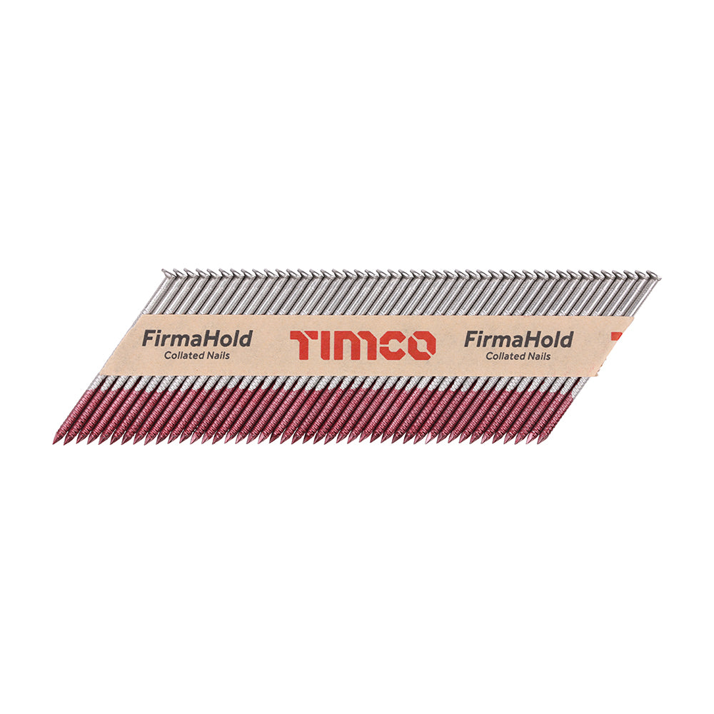 This is an image showing TIMCO FirmaHold Collated Clipped Head Nails - Retail Pack - Ring Shank - A2 Stainless Steel - 2.8 x 63 - 1100 Pieces Box available from T.H Wiggans Ironmongery in Kendal, quick delivery at discounted prices.