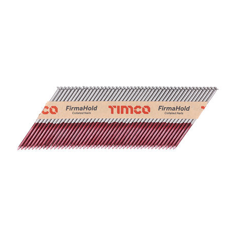 This is an image showing TIMCO FirmaHold Collated Clipped Head Nails - Retail Pack - Ring Shank - A2 Stainless Steel - 3.1 x 80 - 1100 Pieces Box available from T.H Wiggans Ironmongery in Kendal, quick delivery at discounted prices.