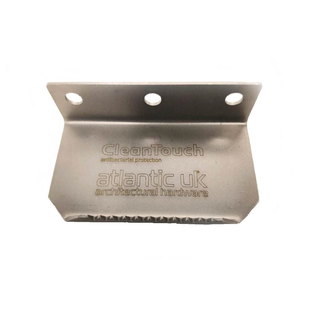 This is an image of CleanTouch Door Foot Pull - Satin Nickel available to order from T.H Wiggans Architectural Ironmongery in Kendal, quick delivery and discounted prices.