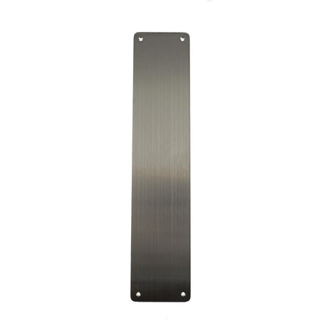 This is an image of CleanTouch Finger Plate Pre drilled with screws 350mm x 75mm - SSS available to order from T.H Wiggans Architectural Ironmongery in Kendal, quick delivery and discounted prices.