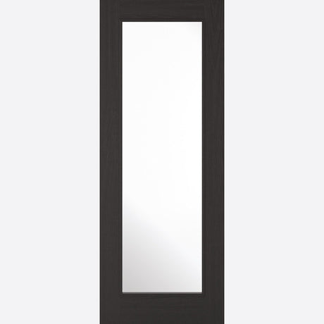 This is an image showing LPD - Diez 1L Pre-Finished Charcoal Black Doors 686 x 1981 available from T.H Wiggans Ironmongery in Kendal, quick delivery at discounted prices.