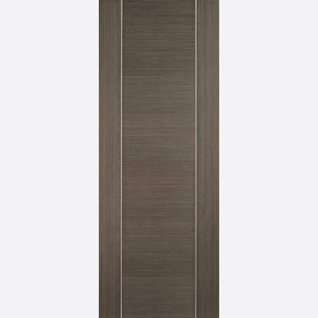 This is an image showing LPD - Alcaraz Pre-Finished Chocolate Grey Doors 762 x 1981 FD 30 available from T.H Wiggans Ironmongery in Kendal, quick delivery at discounted prices.